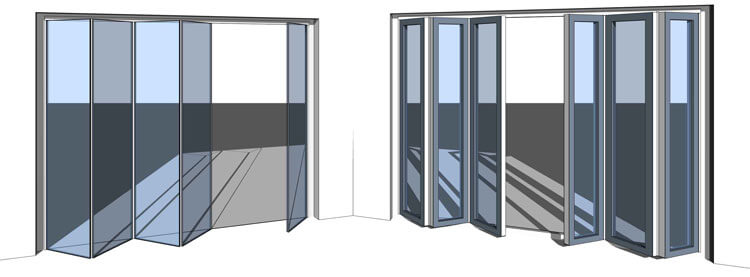 Revit Content Bi Fold Sliding Door